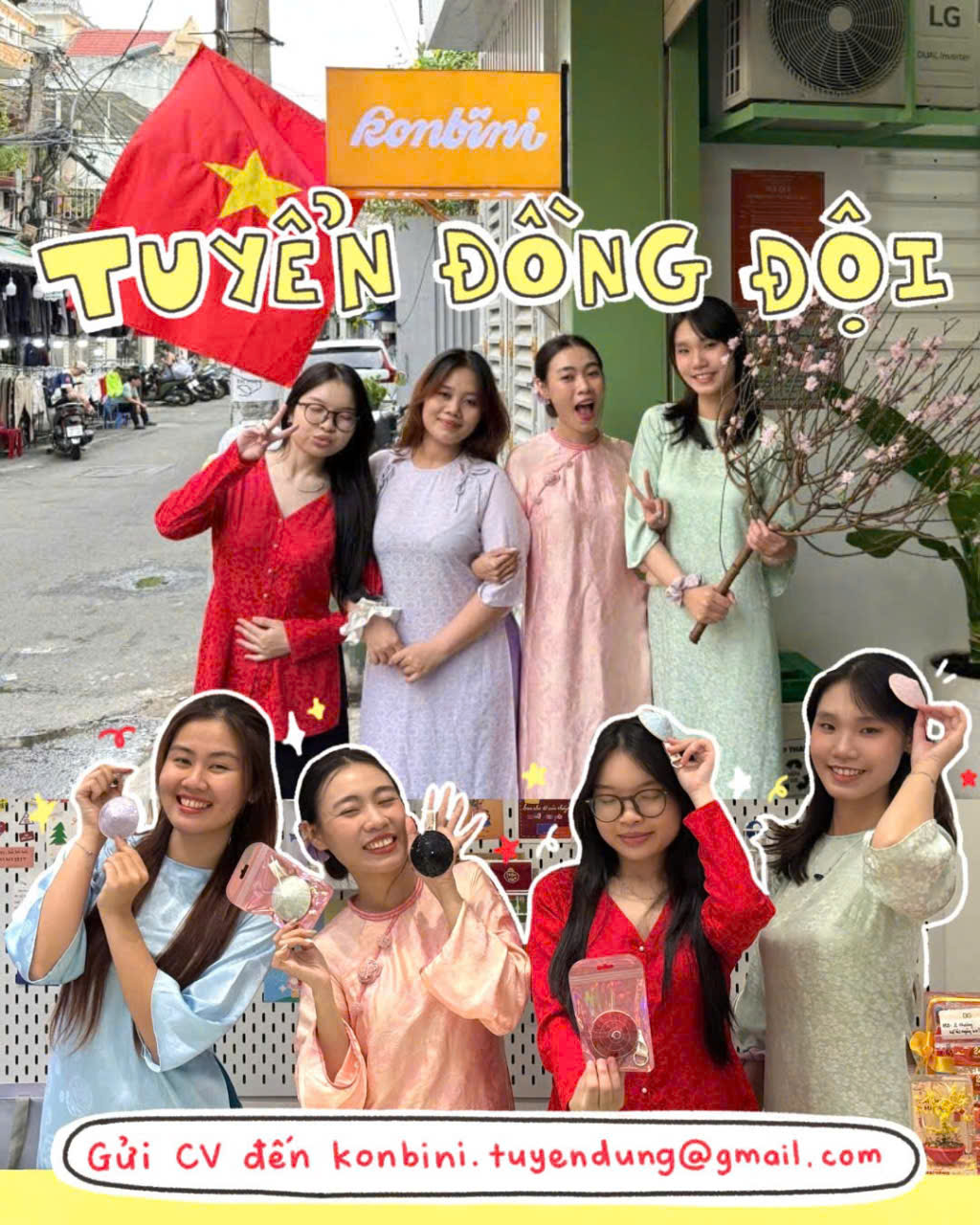 Tìm đồng đội Konbini
